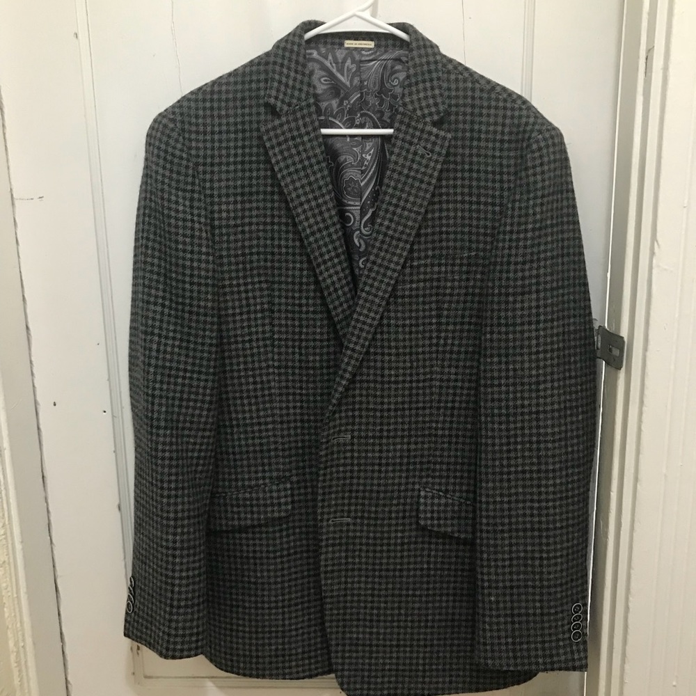 Gray striped Blazer (slim fit)